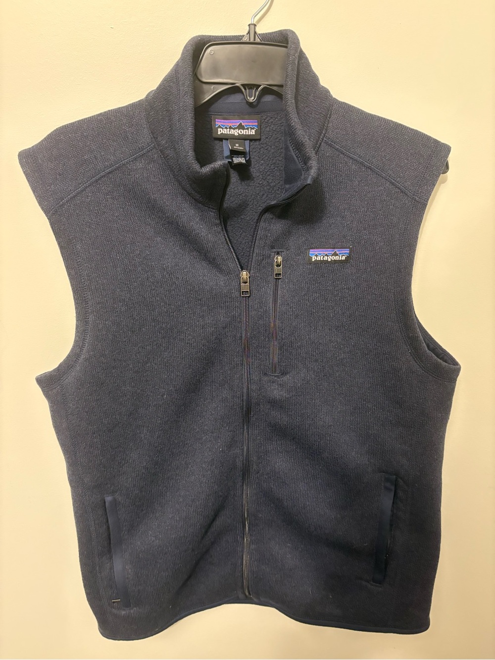 Patagonia Men's Better Sweater Blue Full Zip Fleece Vest Size Medium Gorpcore